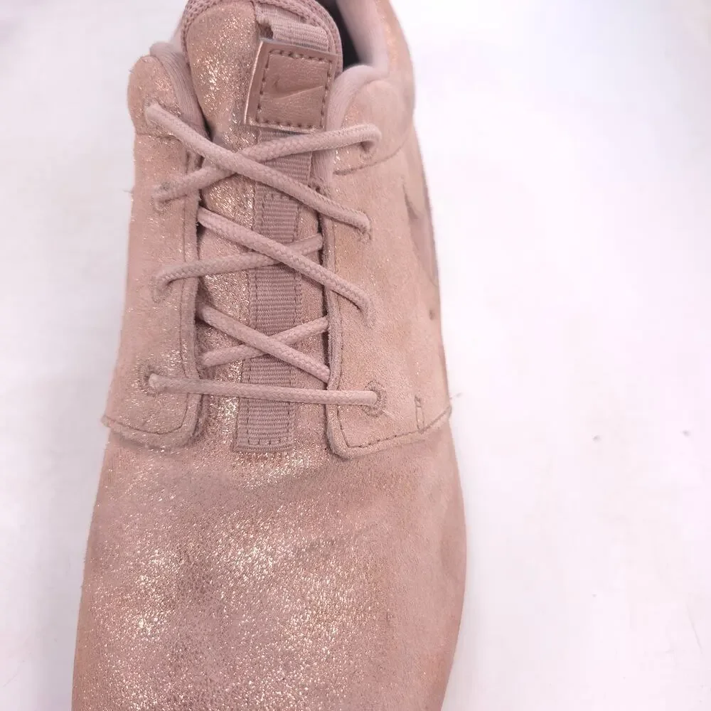 Nike Roshe One Athletic Running Shoe Womens Size 9.5 833928-900 Pink Shimmer